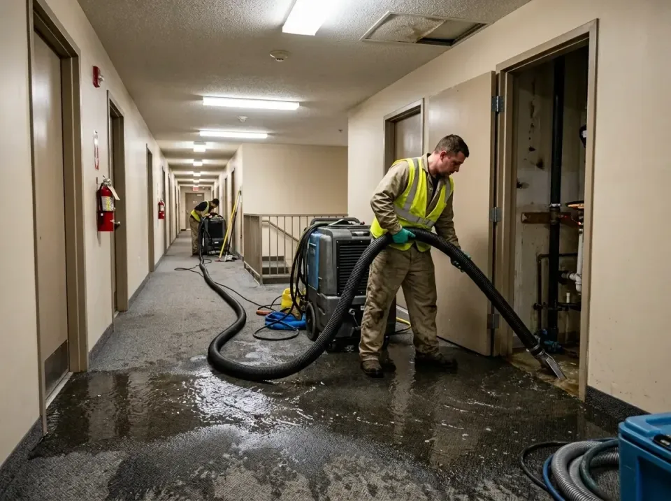 multi-unit-apartment-hallway-f-005 — frequently asked questions, Emergency Burst Pipe Water Extraction & Removal in Shrevepo…